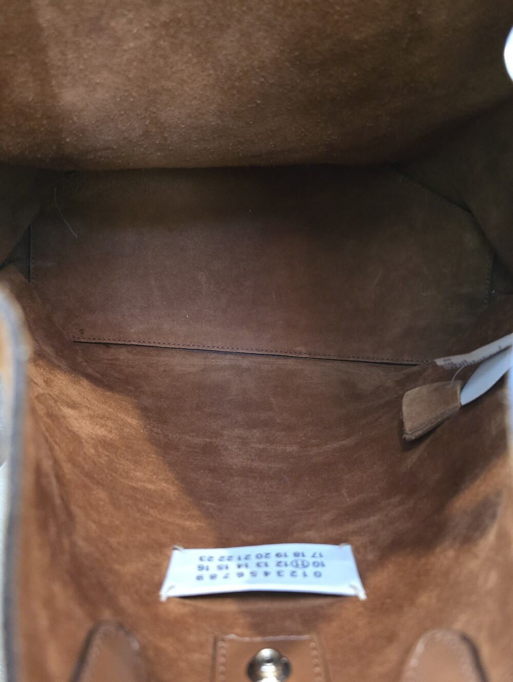 🌟Maison Margiela Caramel Brown Suede Tote/Bucket Bag - Picture 15 of 15